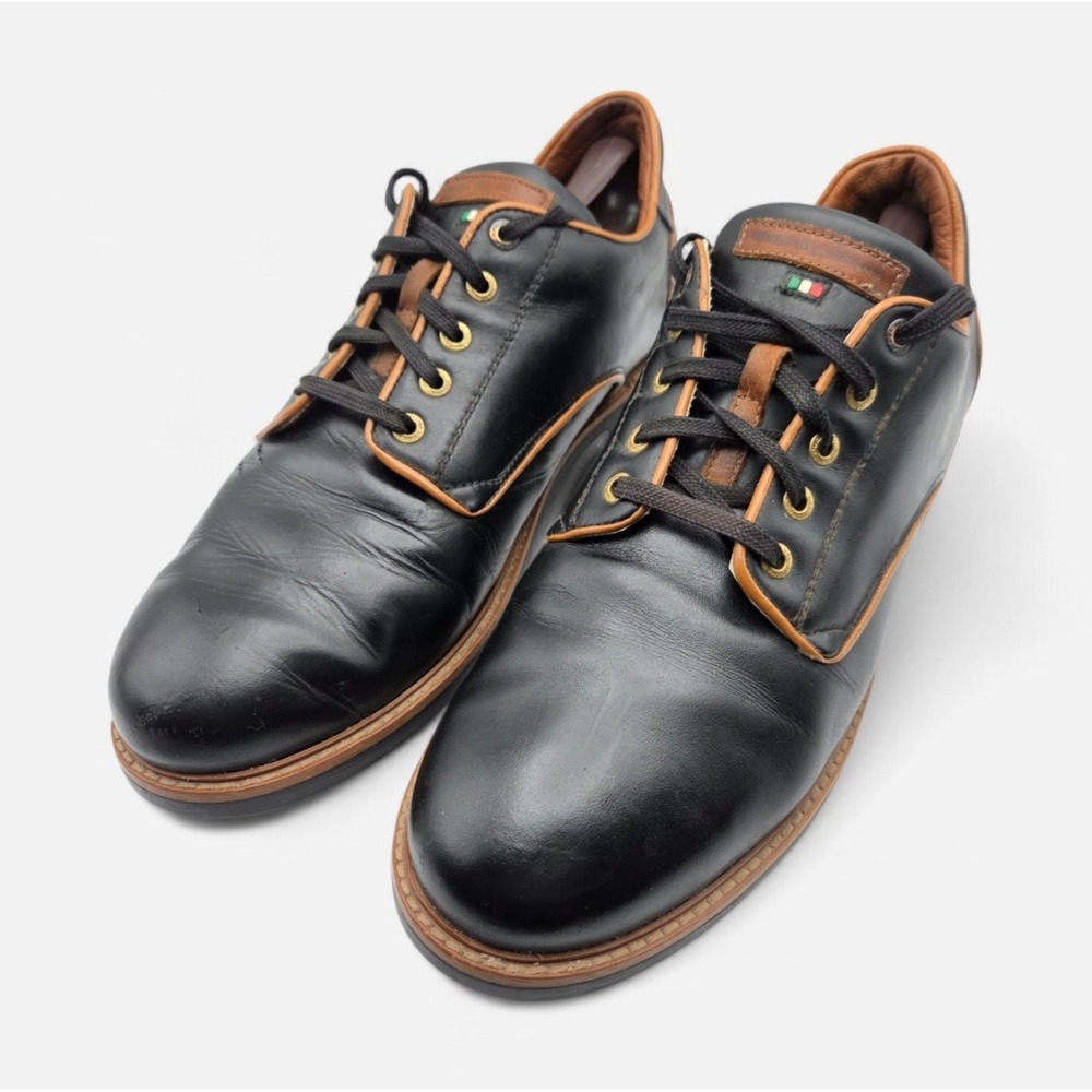 Duca Del Cosma Black Golf Shoes Men's EU 44 US 11 Comfort Non Slip Waterproof